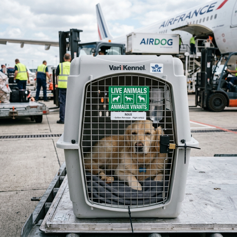 IATA dog crate size calculator